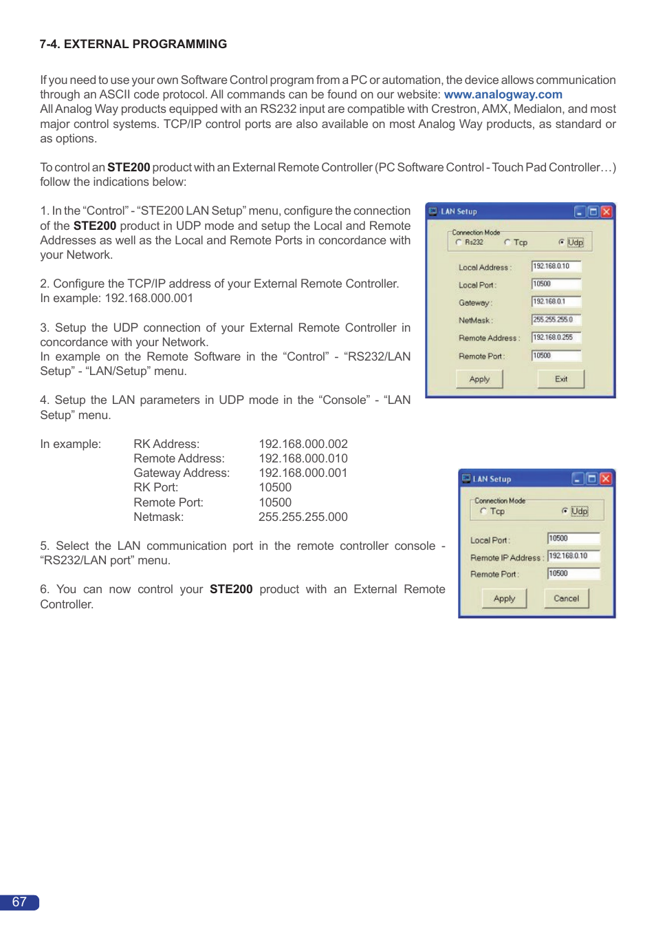 Analog Way Smart Edge FX User Manual | Page 69 / 72