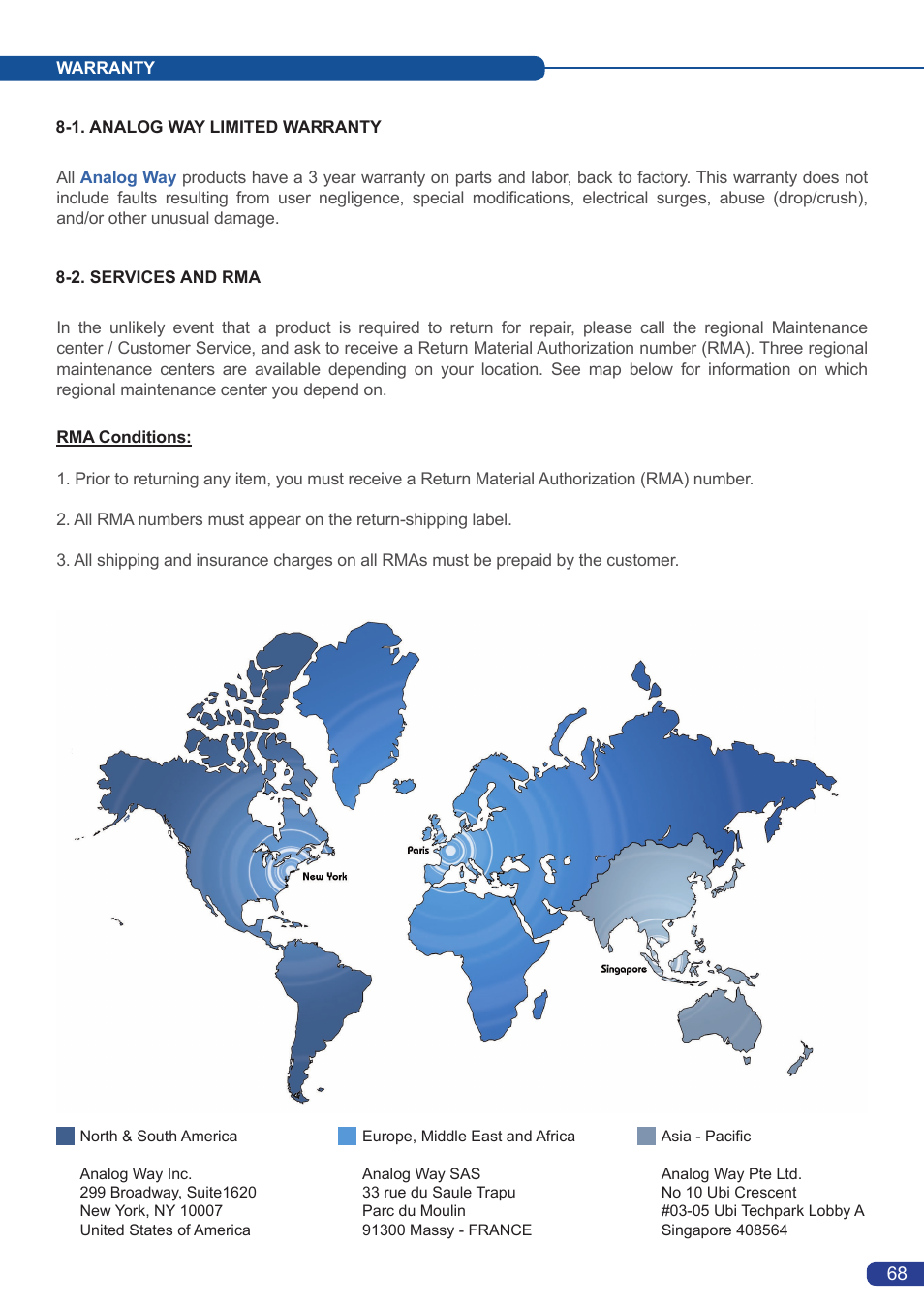 Analog Way Smart Edge FX User Manual | Page 70 / 72