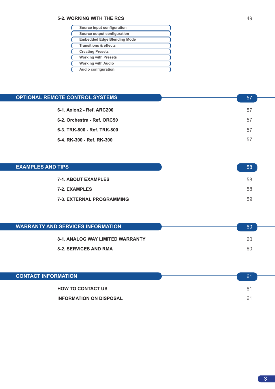 Analog Way Smart Edge User Manual | Page 5 / 64