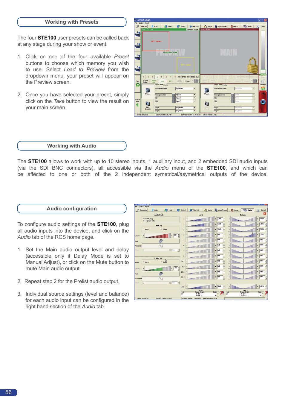 Analog Way Smart Edge User Manual | Page 58 / 64