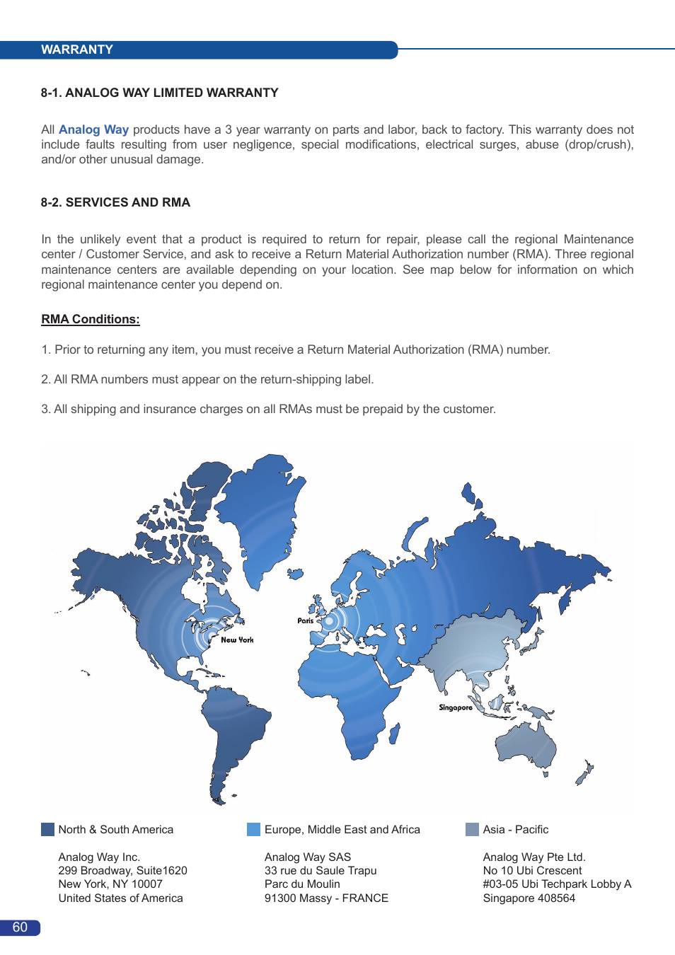 Analog Way Smart Edge User Manual | Page 62 / 64