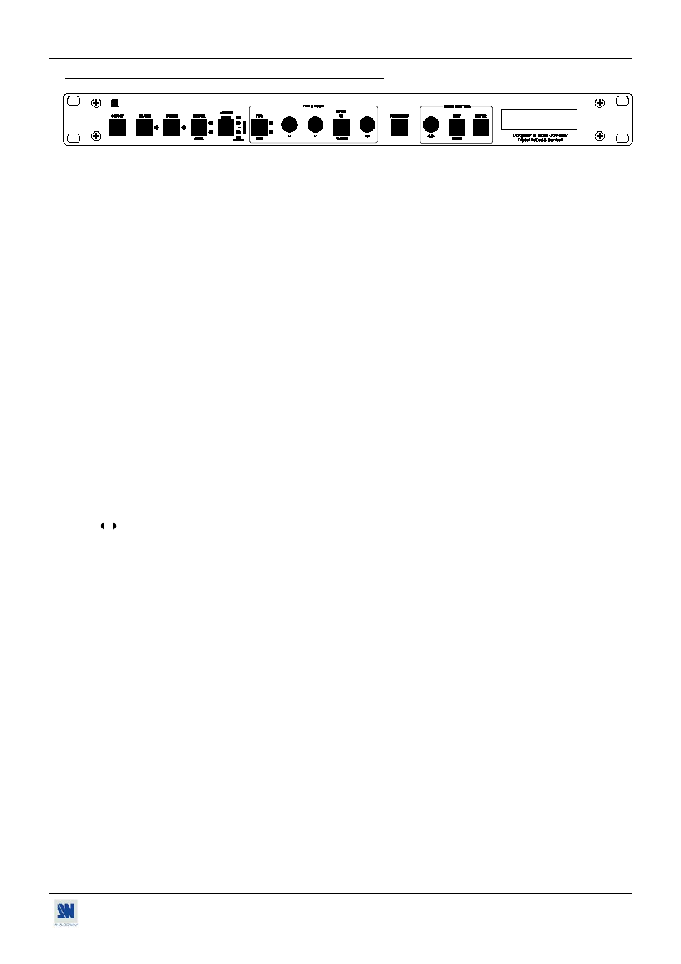 10. broad scan (bsc730) front panel description | Analog Way Broad Scan HD User Manual | Page 13 / 45
