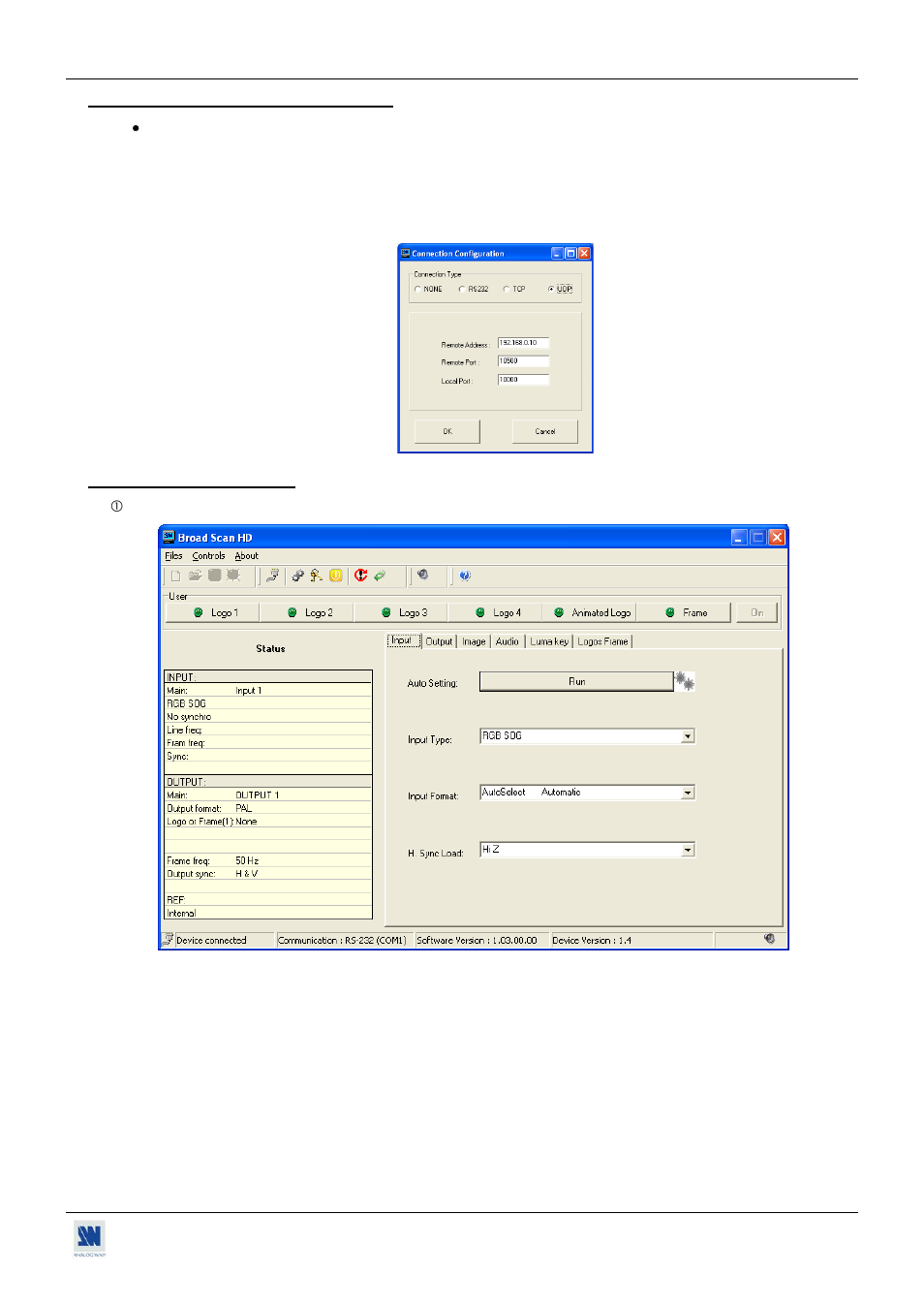 4. using the software | Analog Way Broad Scan HD User Manual | Page 31 / 45