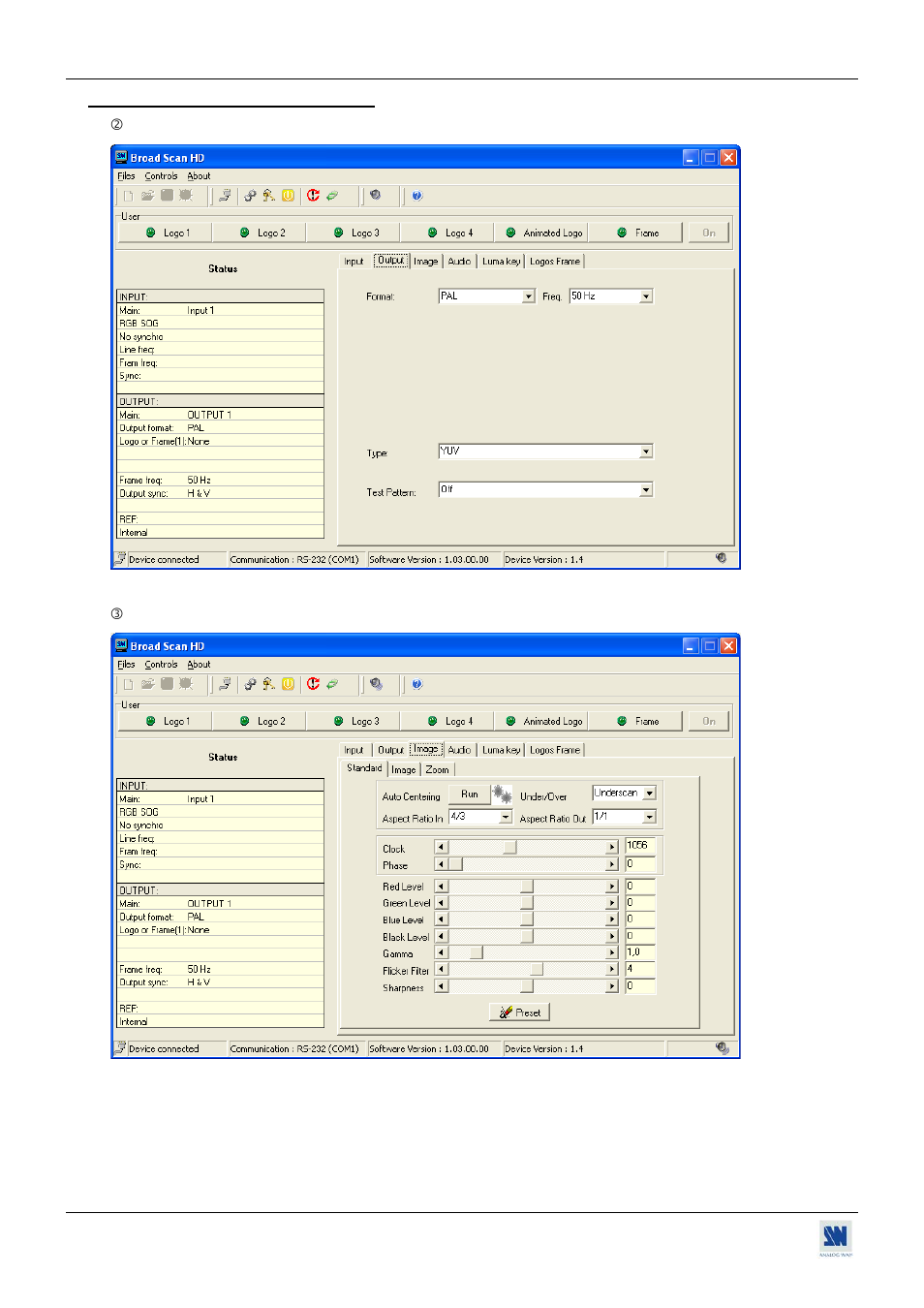 Analog Way Broad Scan HD User Manual | Page 32 / 45