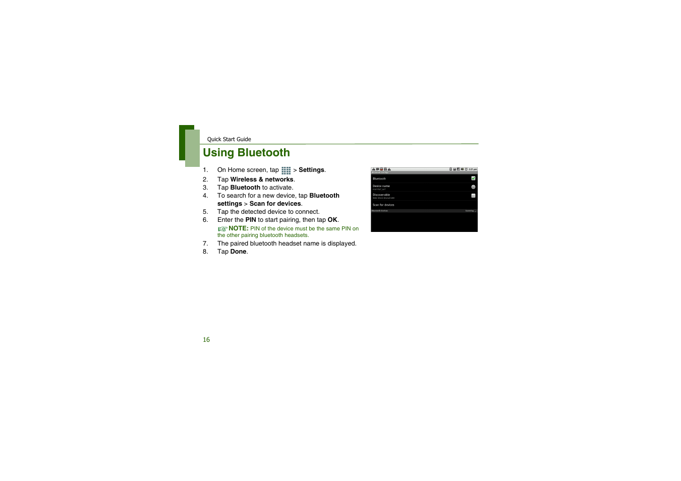 Using bluetooth | CAMANGI FM600 User Manual | Page 19 / 28