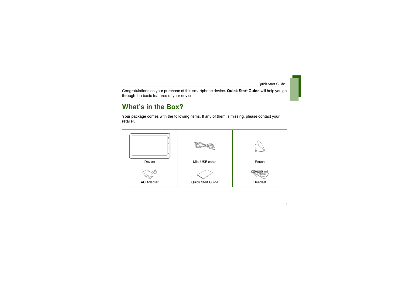 What’s in the box | CAMANGI FM600 User Manual | Page 4 / 28