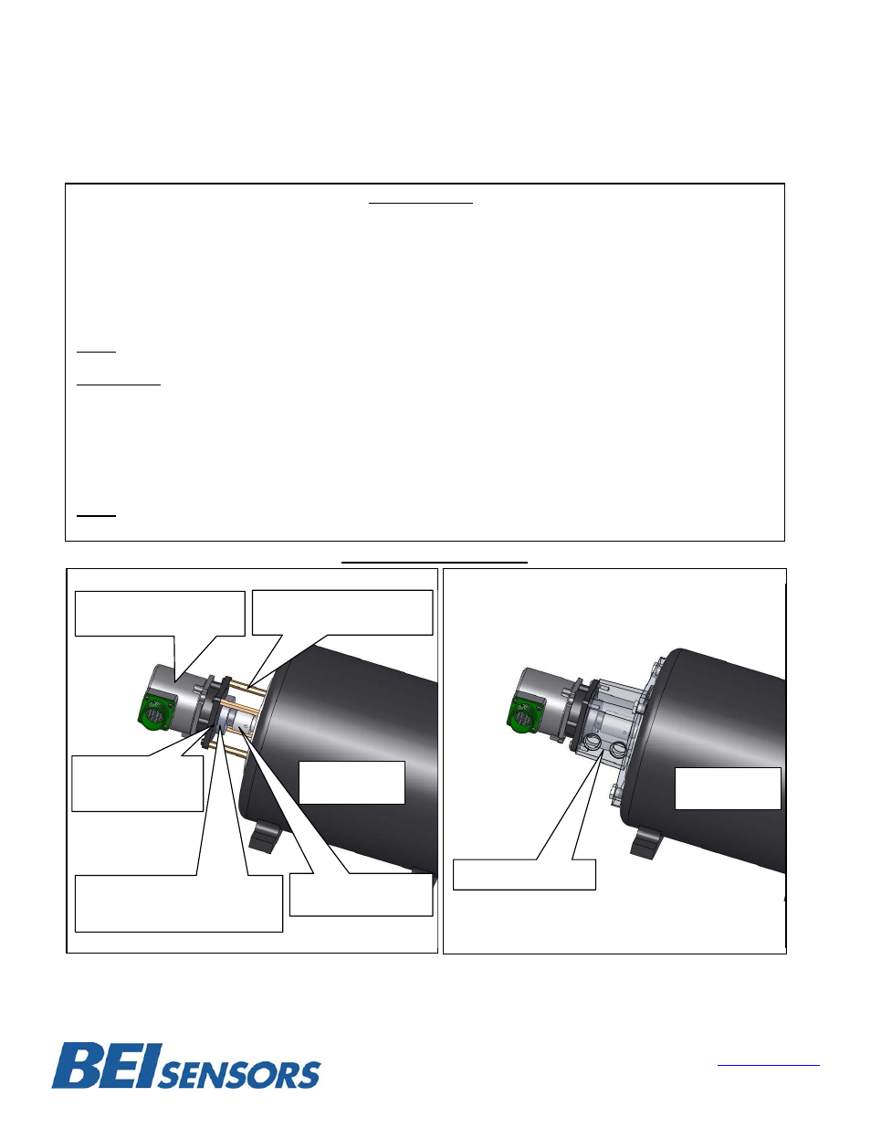 BEI Sensors ES25 Incremental Encoder User Manual | 1 page