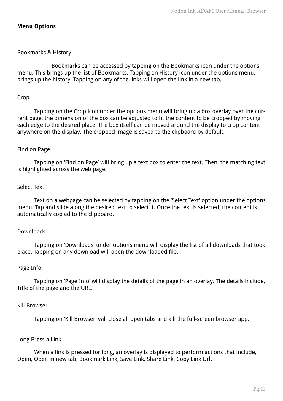 NOTION Inc Inc Adam User Manual | Page 15 / 43