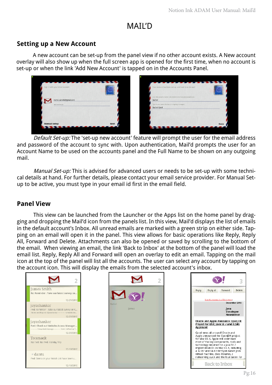 Mail’d | NOTION Inc Inc Adam User Manual | Page 18 / 43