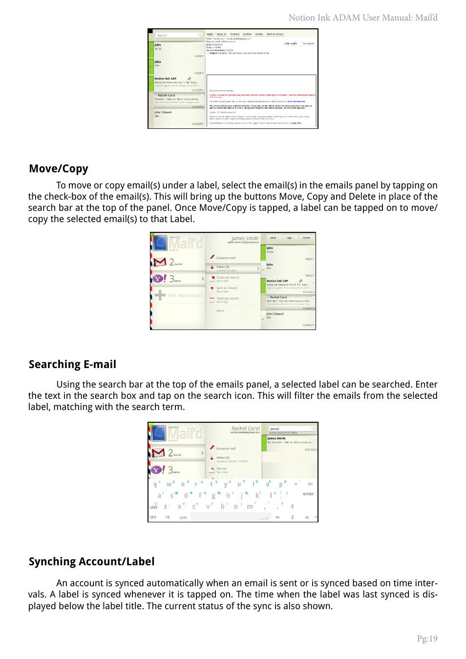 NOTION Inc Inc Adam User Manual | Page 21 / 43