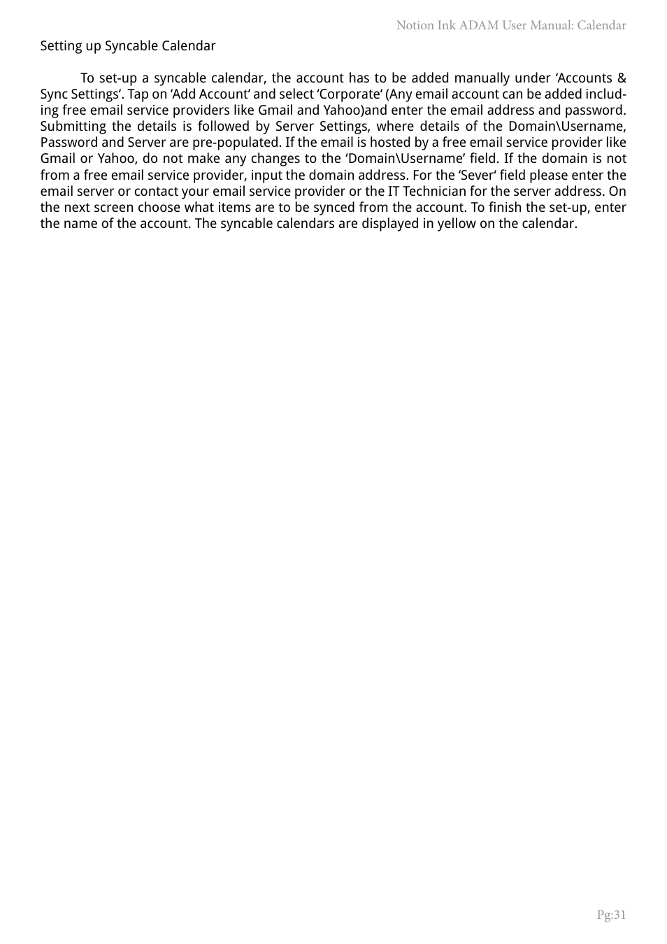 NOTION Inc Inc Adam User Manual | Page 33 / 43
