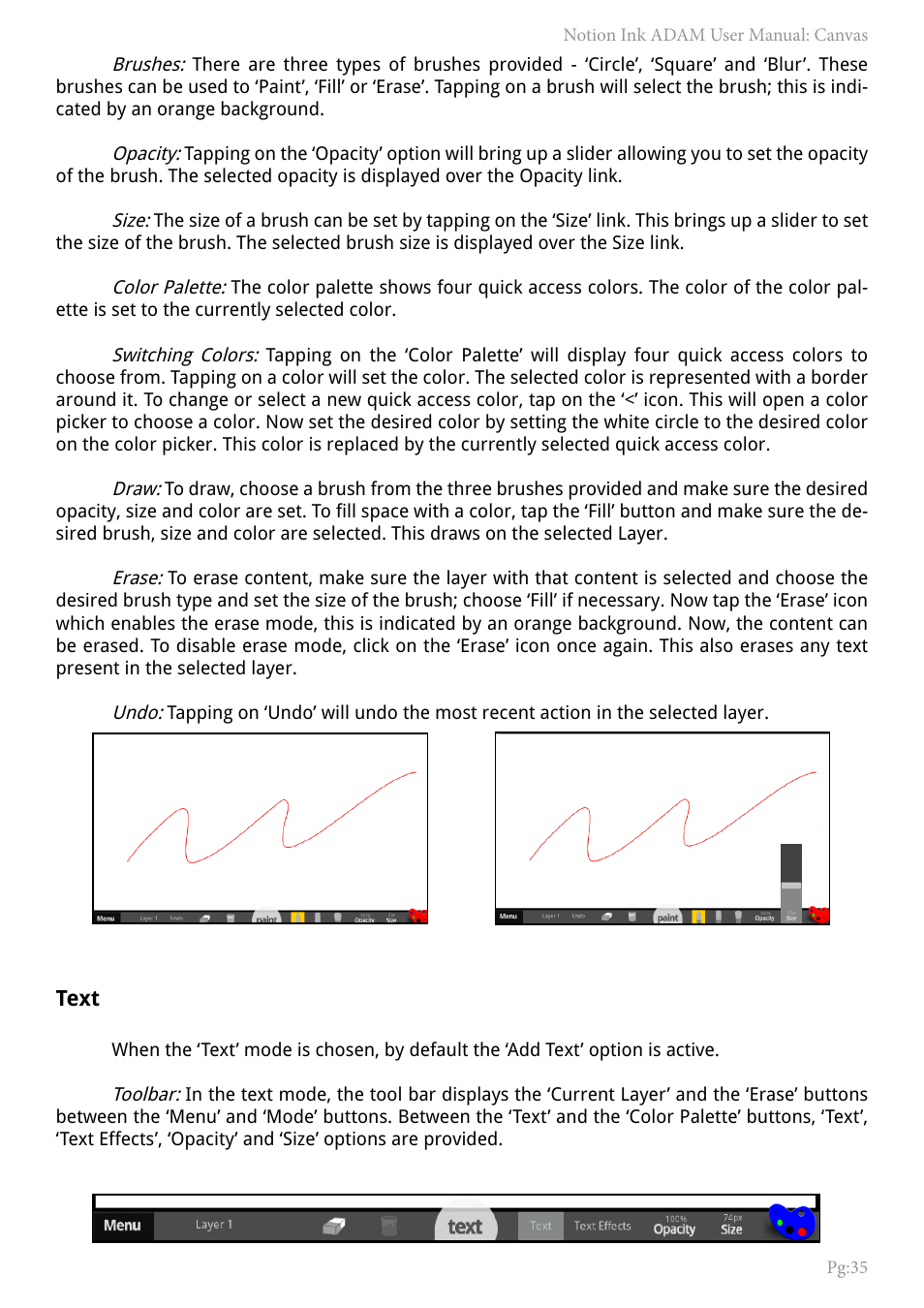 NOTION Inc Inc Adam User Manual | Page 37 / 43