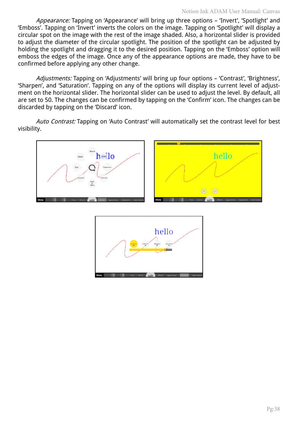 NOTION Inc Inc Adam User Manual | Page 40 / 43
