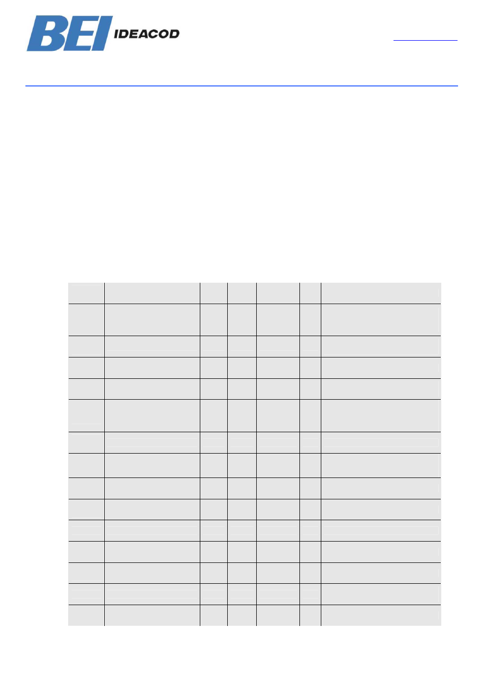 Posi+ canopen user manual | BEI Sensors THK5 User Manual | Page 14 / 34