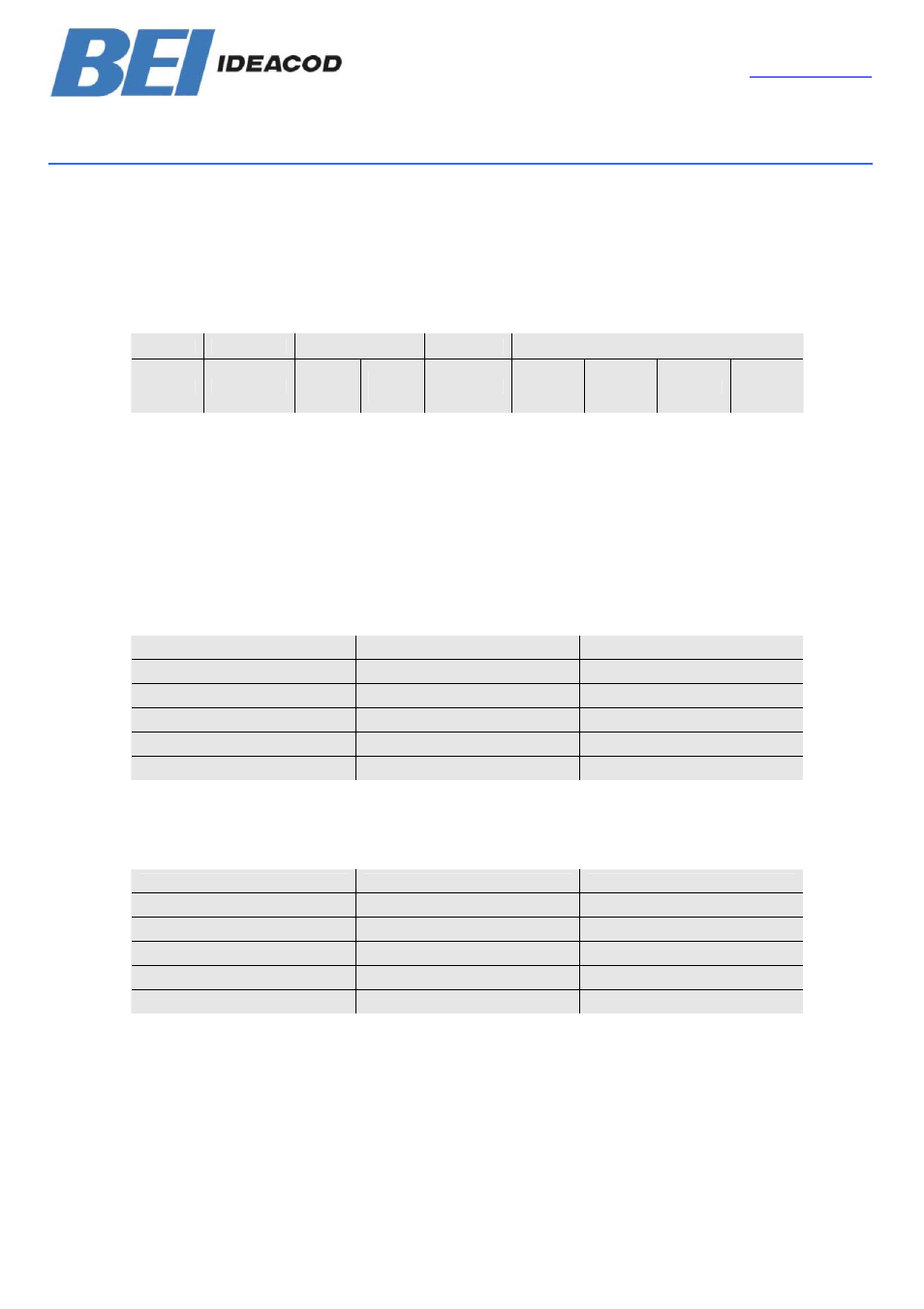 Posi+ canopen user manual, Service data communication | BEI Sensors THK5 User Manual | Page 9 / 34
