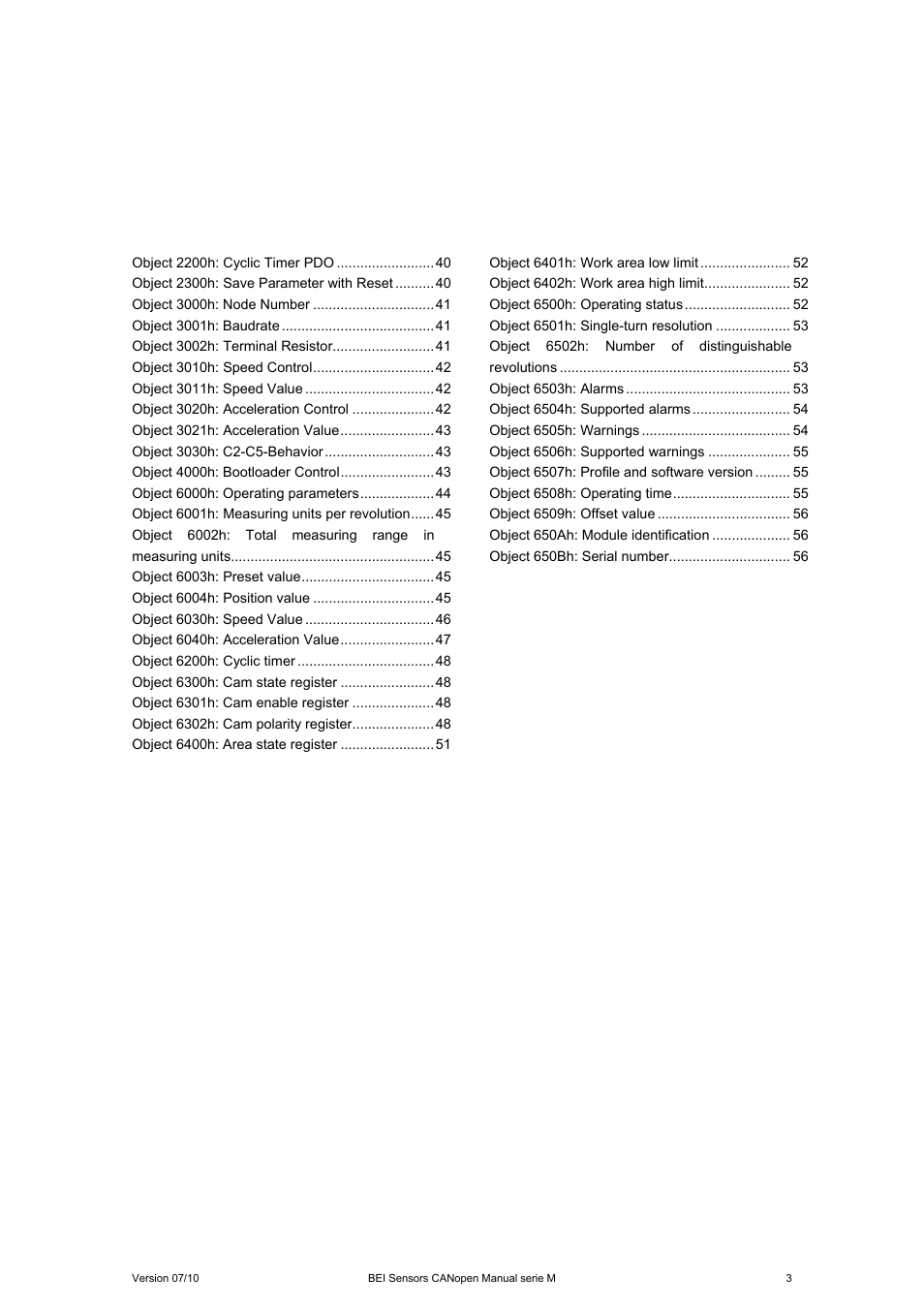 BEI Sensors MHK5 Absolute Hollow Shaft Encoder User Manual | Page 3 / 77