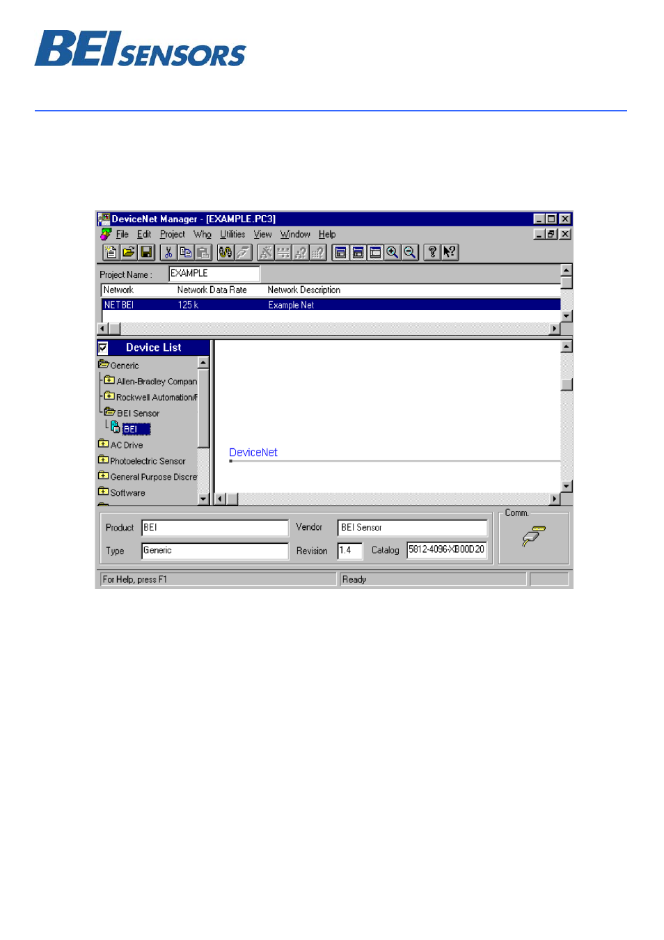 Device net user manual | BEI Sensors MHK5 Absolute Hollow Shaft Encoder User Manual | Page 19 / 30