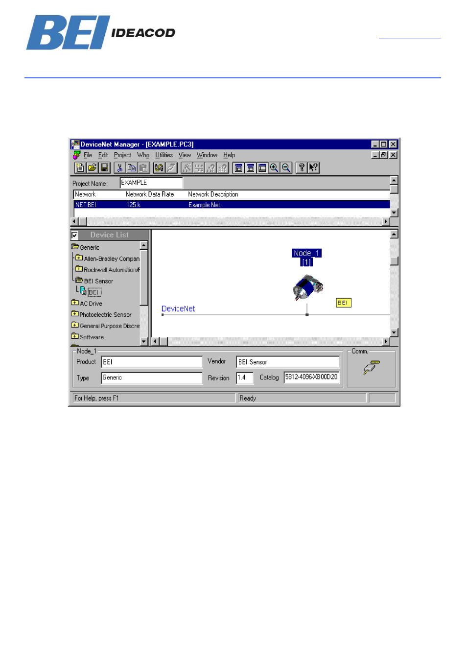 Device net user manual | BEI Sensors MHK5 Absolute Hollow Shaft Encoder User Manual | Page 20 / 30