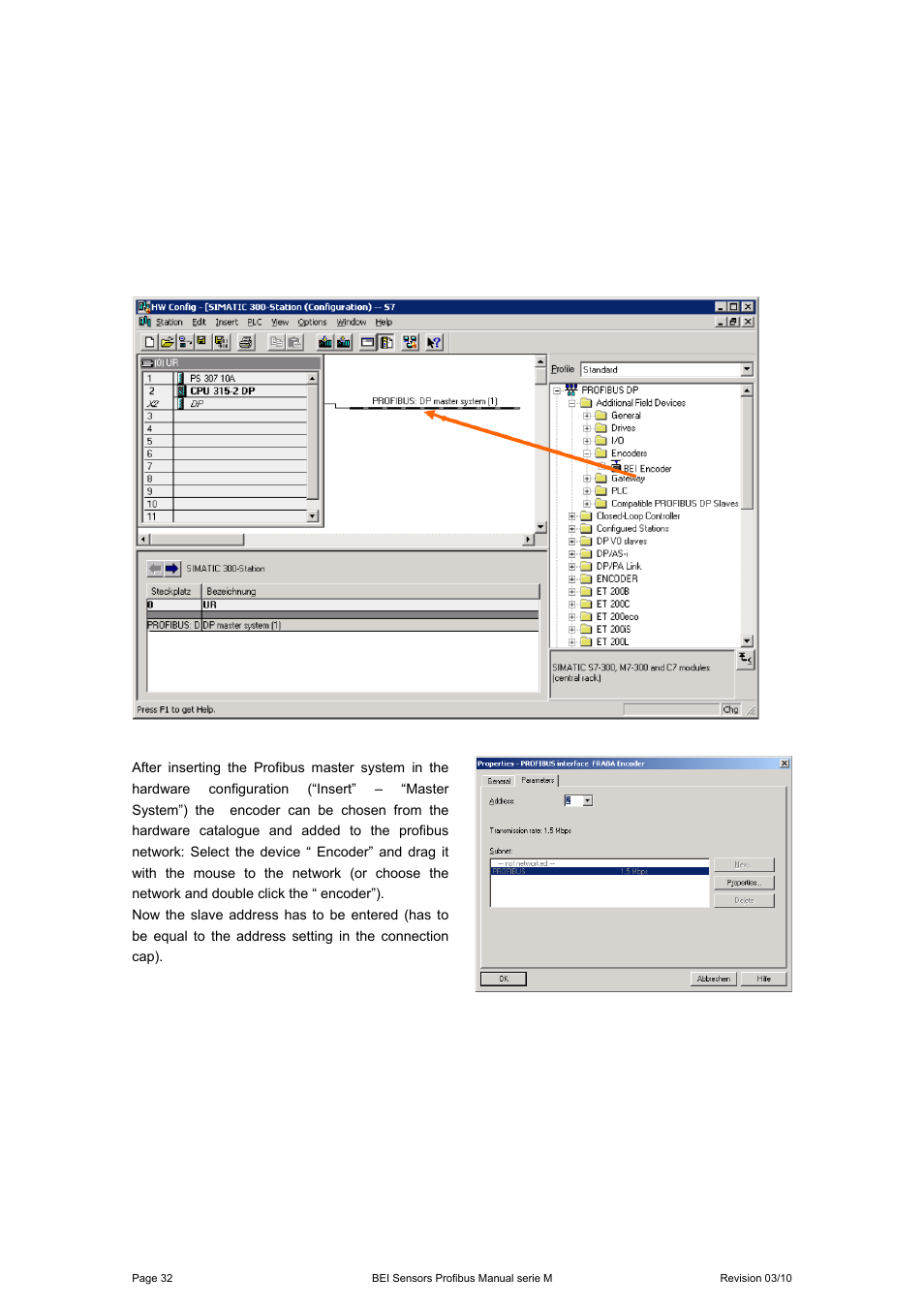2 configuring the encoder | BEI Sensors MHK5 Absolute Hollow Shaft Encoder User Manual | Page 32 / 48