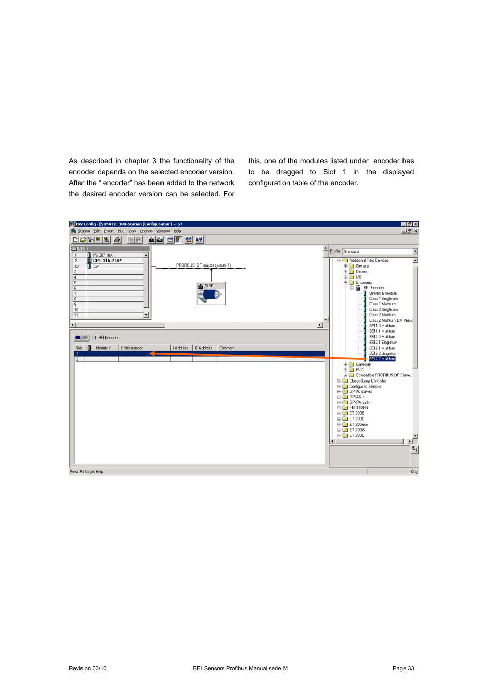 3 selecting the encoder version | BEI Sensors MHK5 Absolute Hollow Shaft Encoder User Manual | Page 33 / 48