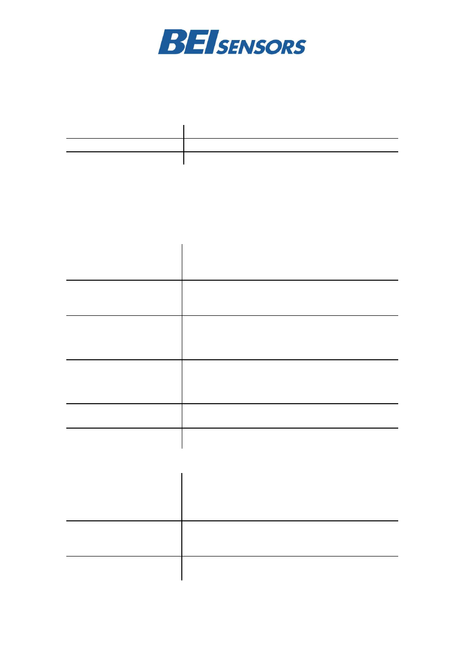 BEI Sensors Industrial Duty Inclinometers User Manual | Page 3 / 8