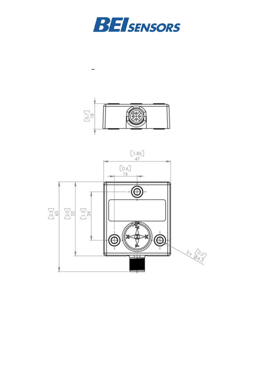 BEI Sensors Industrial Duty Inclinometers User Manual | Page 4 / 8