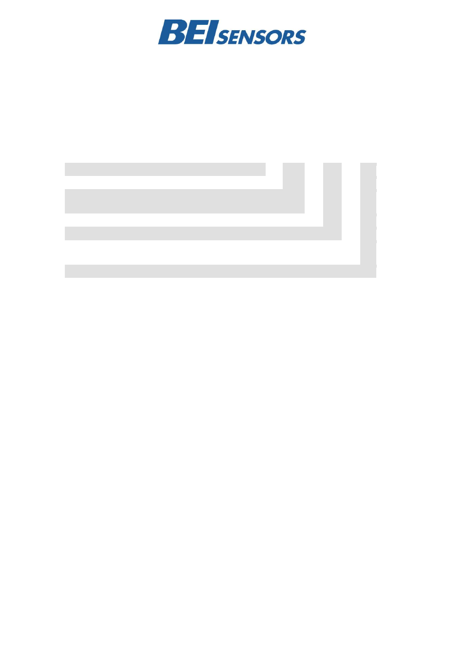 BEI Sensors Industrial Duty Inclinometers User Manual | Page 7 / 7