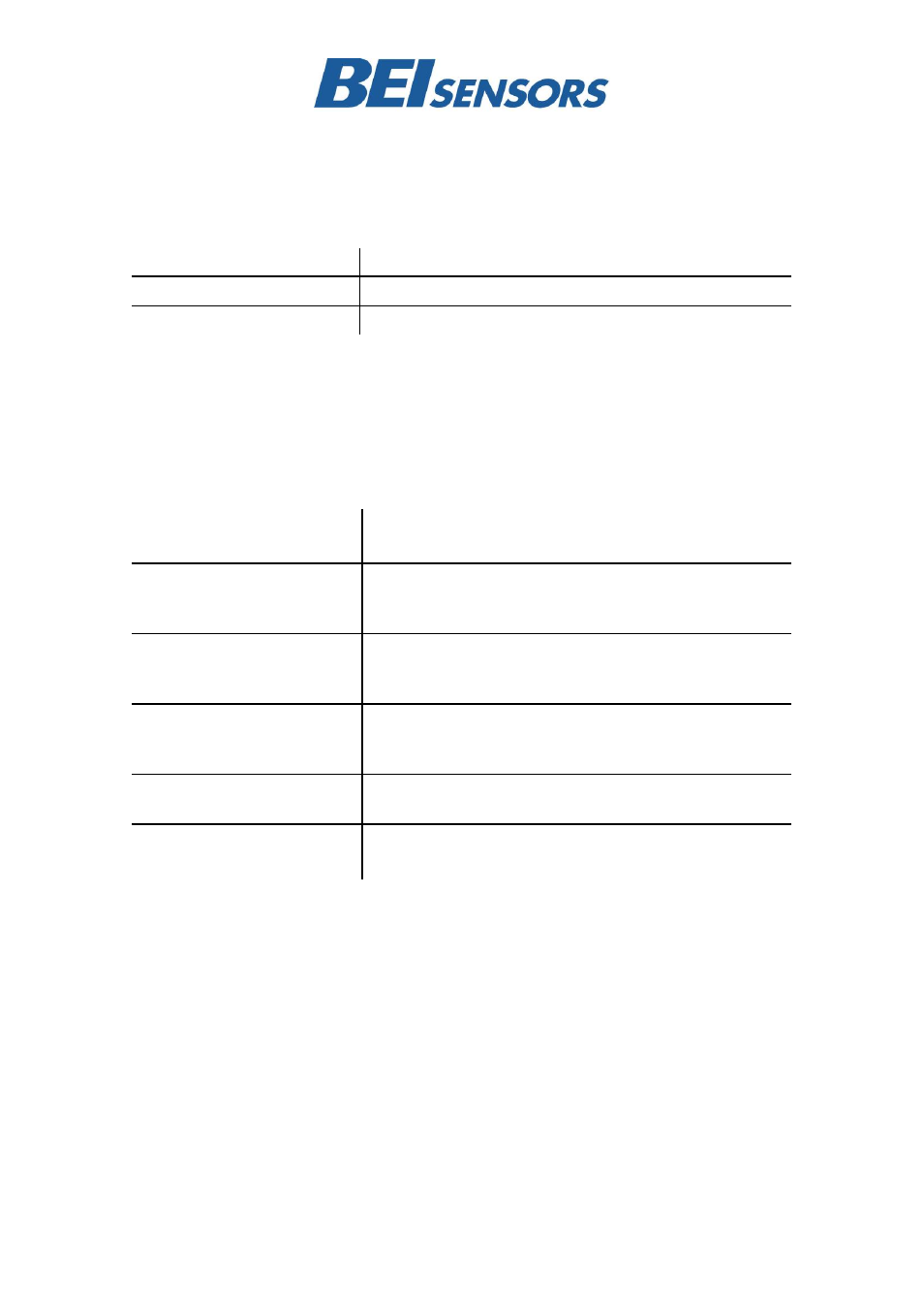 BEI Sensors Industrial Duty Inclinometers User Manual | Page 3 / 9