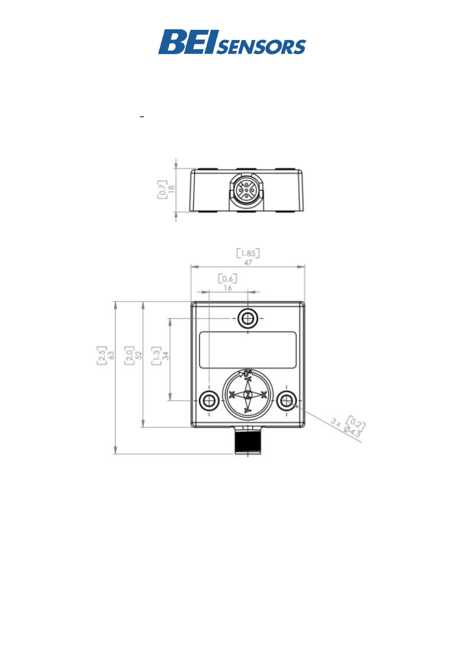 BEI Sensors Industrial Duty Inclinometers User Manual | Page 5 / 9