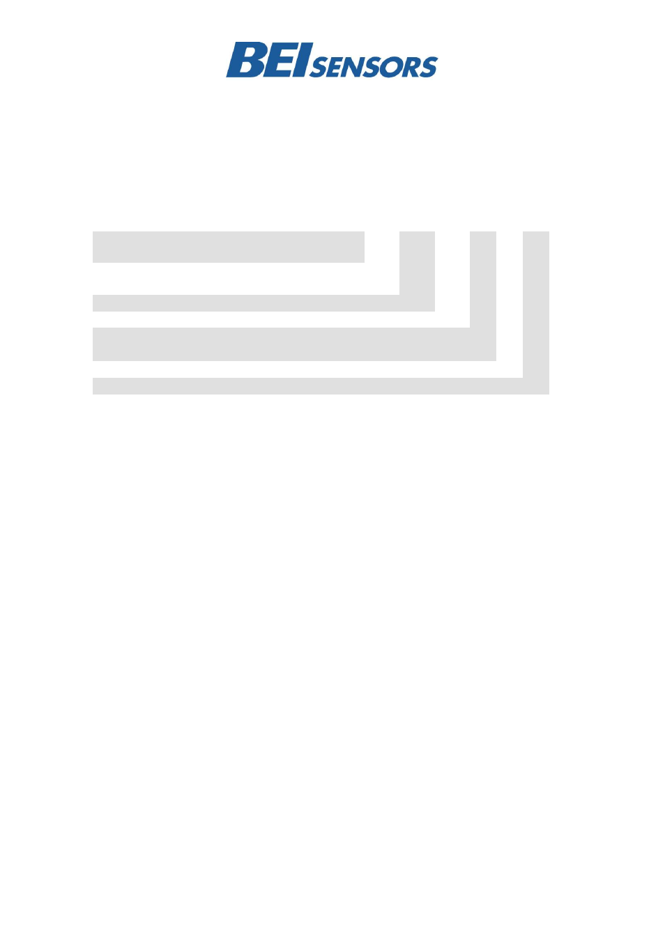 BEI Sensors Industrial Duty Inclinometers User Manual | Page 9 / 9