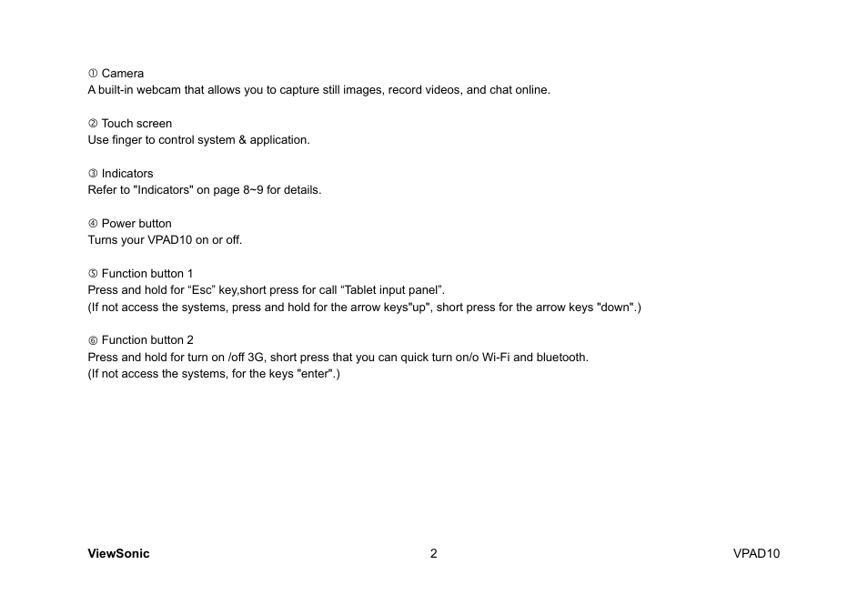 VIEWSONIC ViewPad 10 User Manual | Page 12 / 264