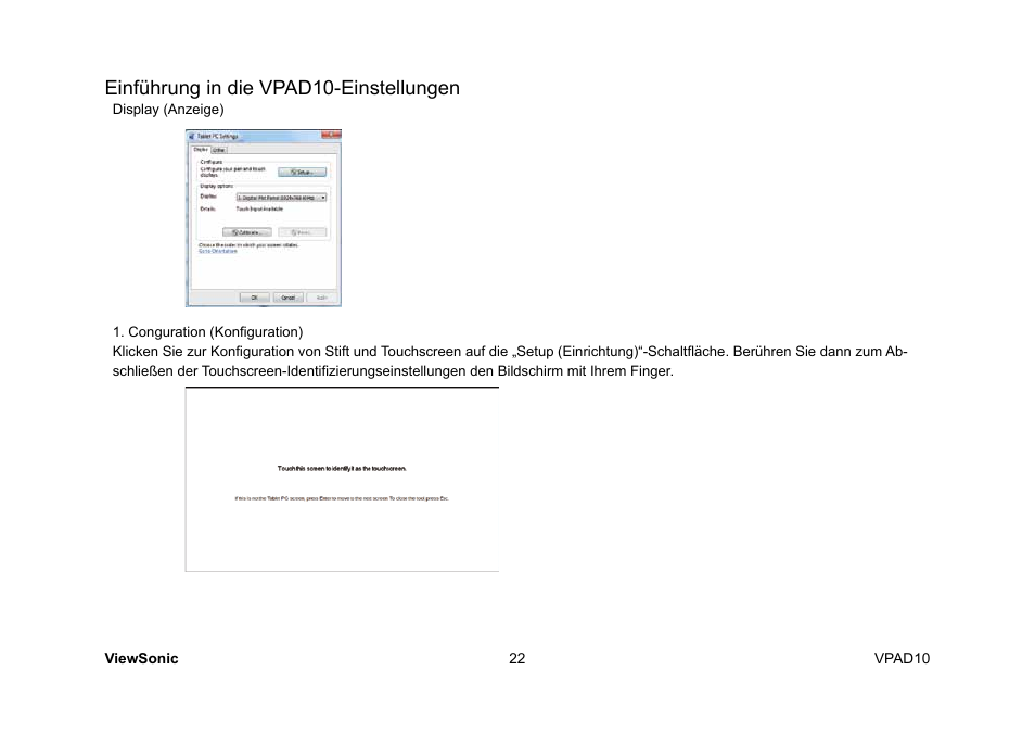 Einführung in die vpad10-einstellungen | VIEWSONIC ViewPad 10 User Manual | Page 120 / 264