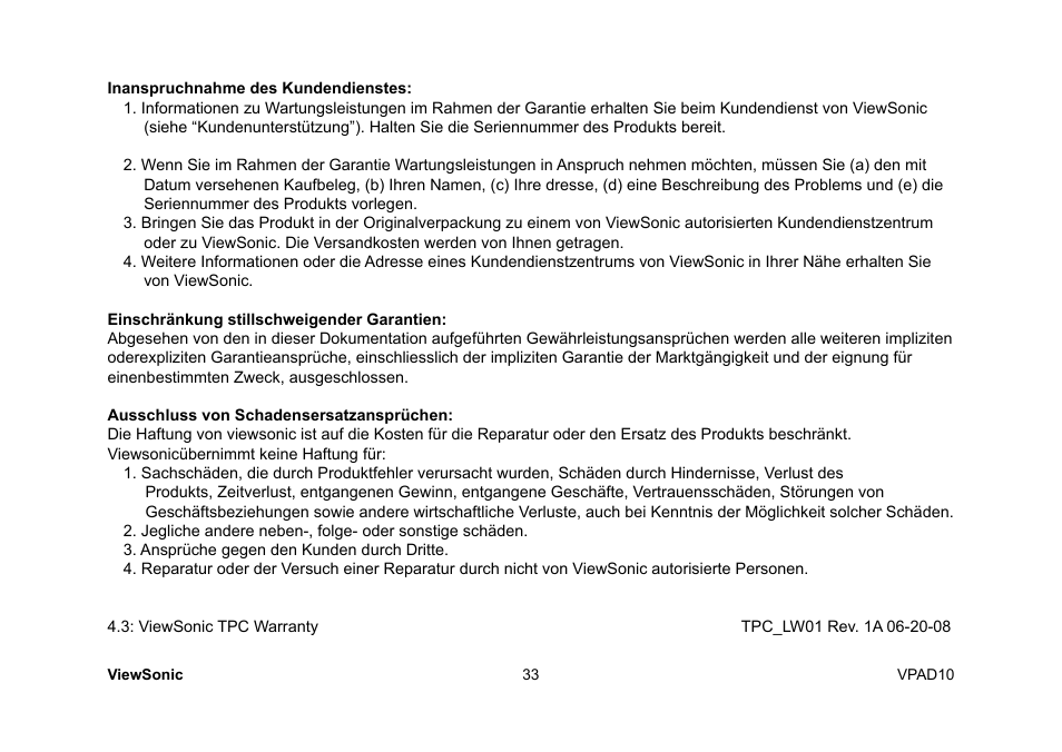 VIEWSONIC ViewPad 10 User Manual | Page 131 / 264