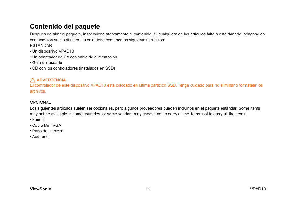 VIEWSONIC ViewPad 10 User Manual | Page 142 / 264