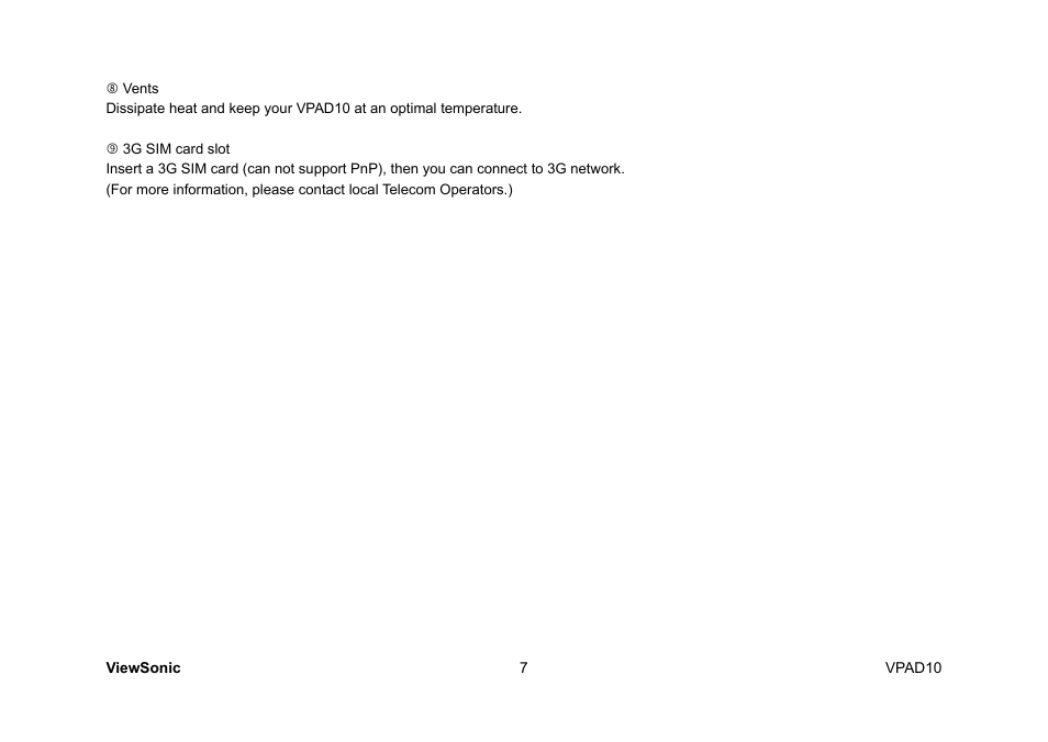 VIEWSONIC ViewPad 10 User Manual | Page 17 / 264