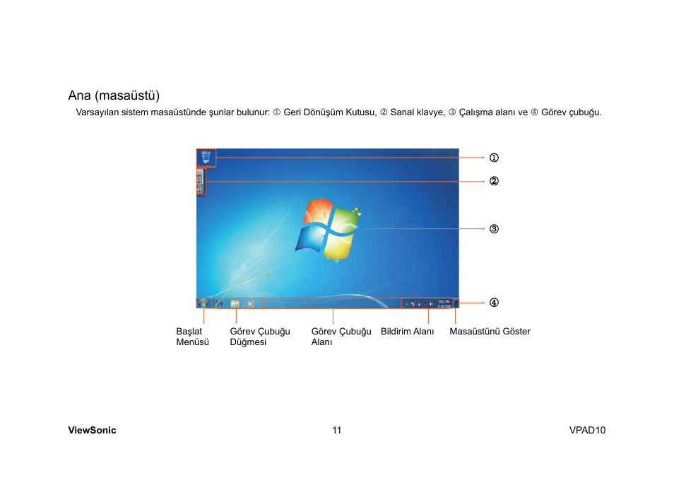 Ana (masaüstü) | VIEWSONIC ViewPad 10 User Manual | Page 197 / 264