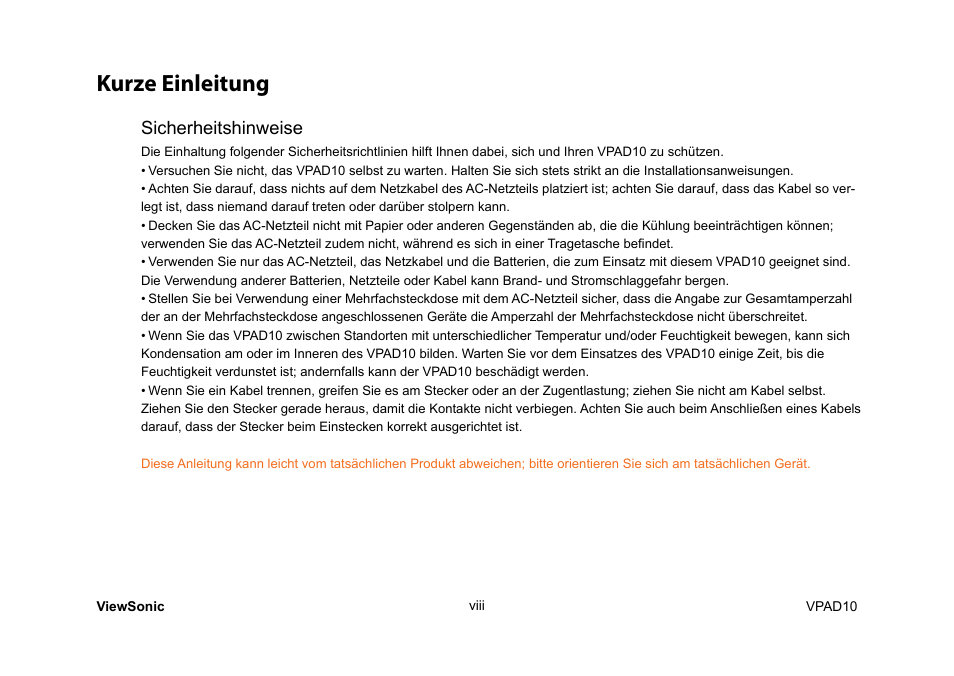 Kurze einleitung | VIEWSONIC ViewPad 10 User Manual | Page 97 / 264