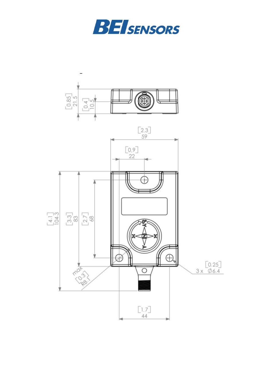 BEI Sensors Heavy Duty Inclinometers User Manual | Page 4 / 9
