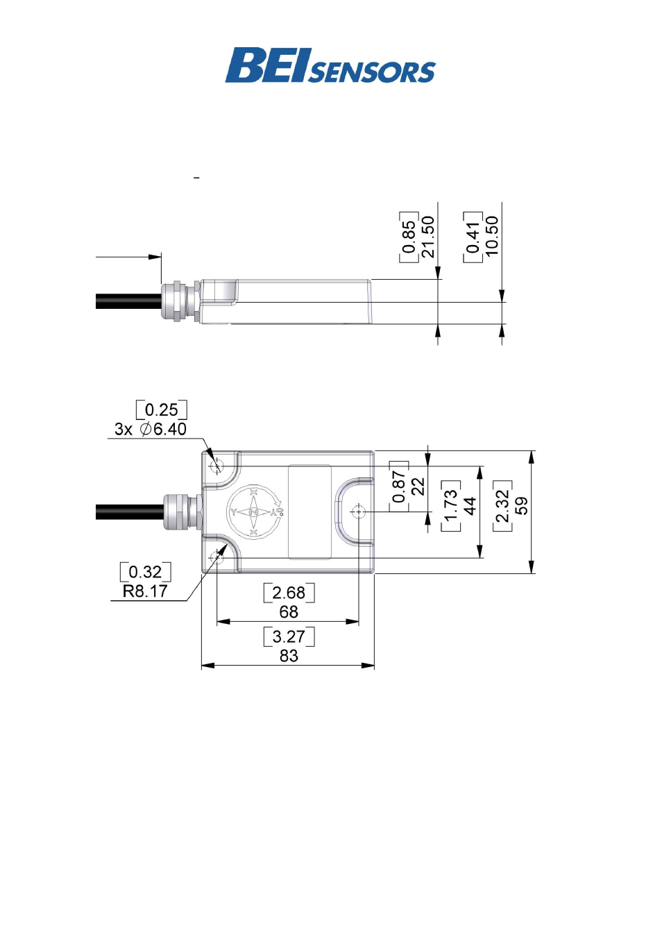 BEI Sensors Heavy Duty Inclinometers User Manual | Page 5 / 9