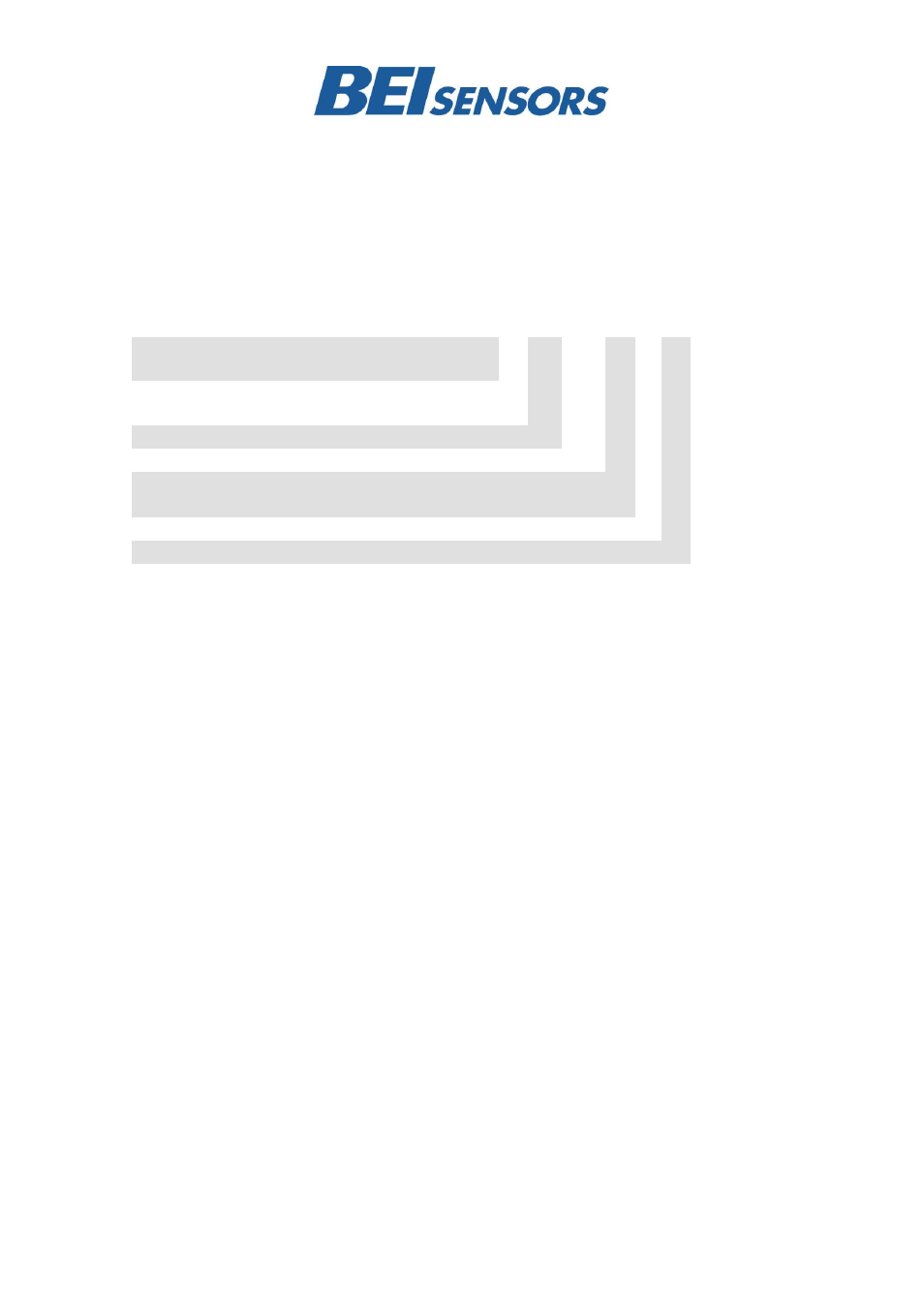BEI Sensors Heavy Duty Inclinometers User Manual | Page 9 / 9