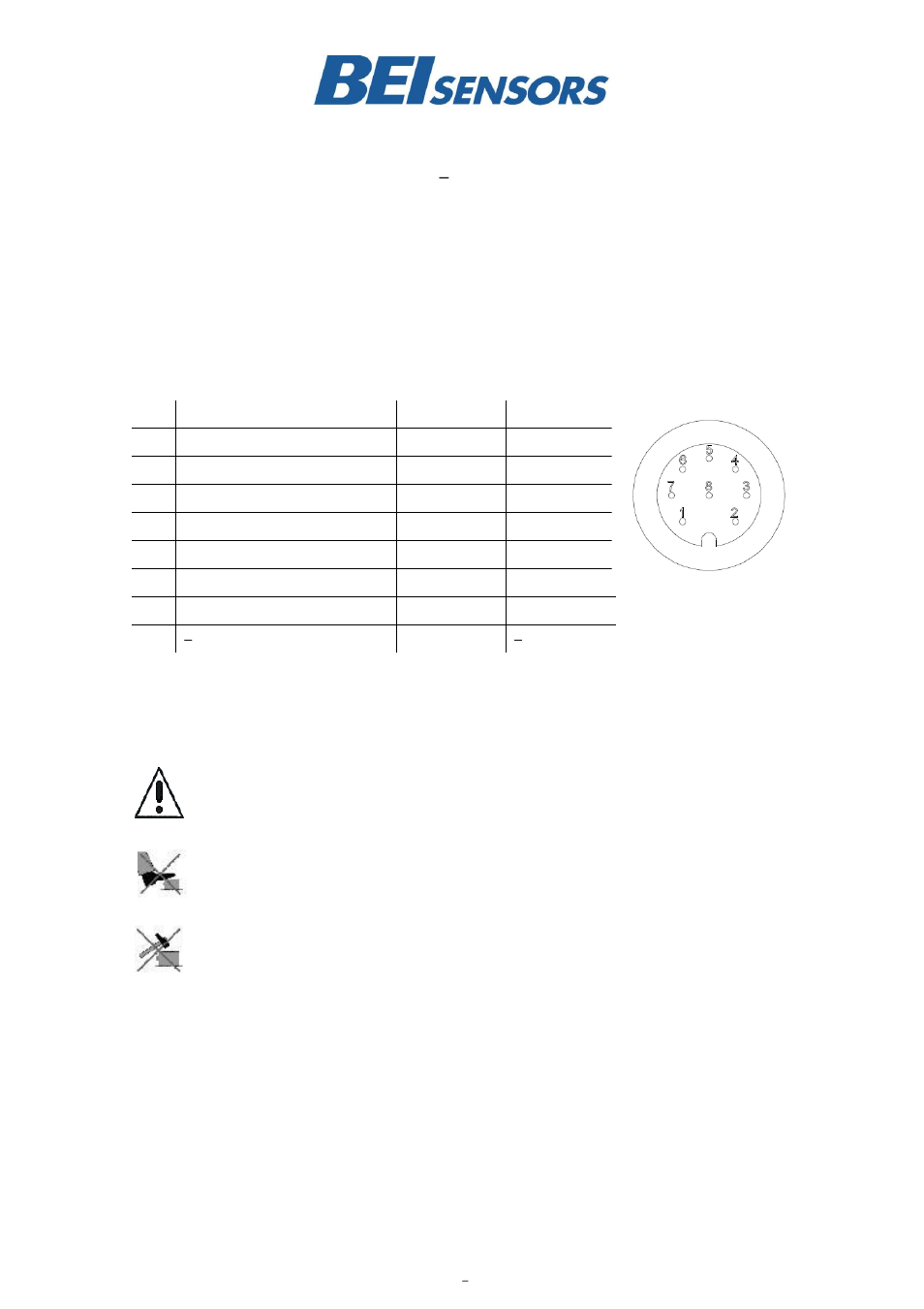 BEI Sensors High Resolution Inclinometers User Manual | Page 4 / 15
