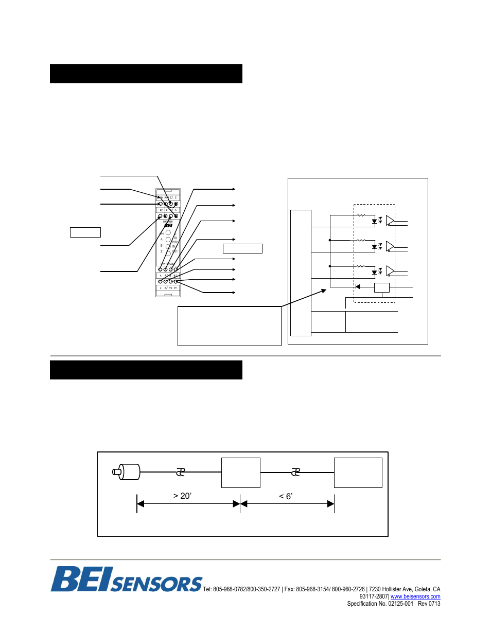 Connection instructions #3, Uses for optical isolator module | BEI Sensors Optical Isolator Interface Module User Manual | Page 3 / 5