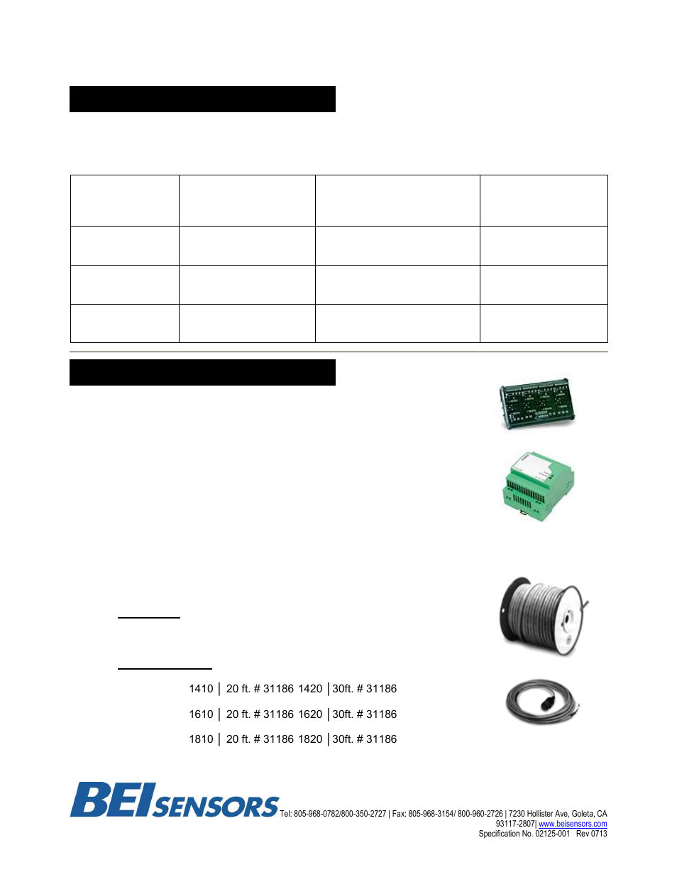 BEI Sensors Optical Isolator Interface Module User Manual | Page 5 / 5