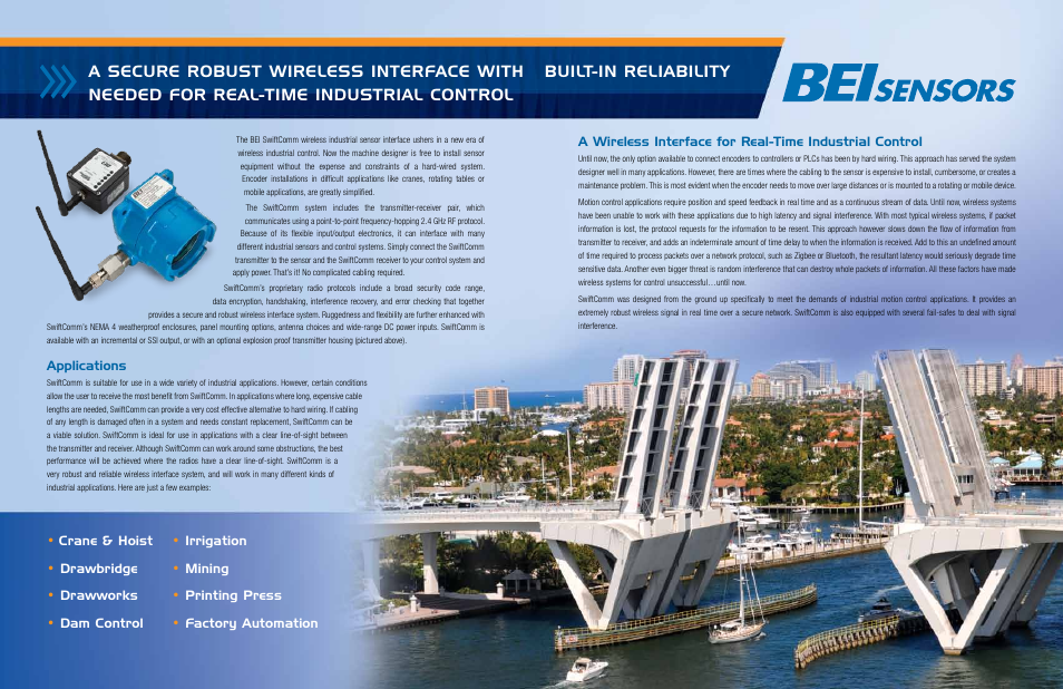BEI Sensors SwiftComm® Real-Time Wireless Encoder Interface User Manual | Page 2 / 7