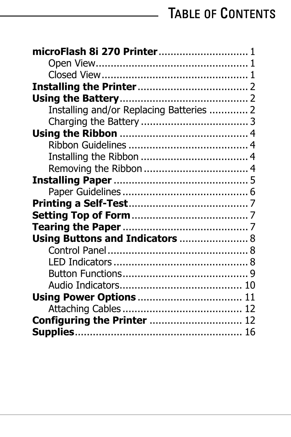 Datamax-O'Neil MF8I 270 User Guide User Manual | Page 3 / 20