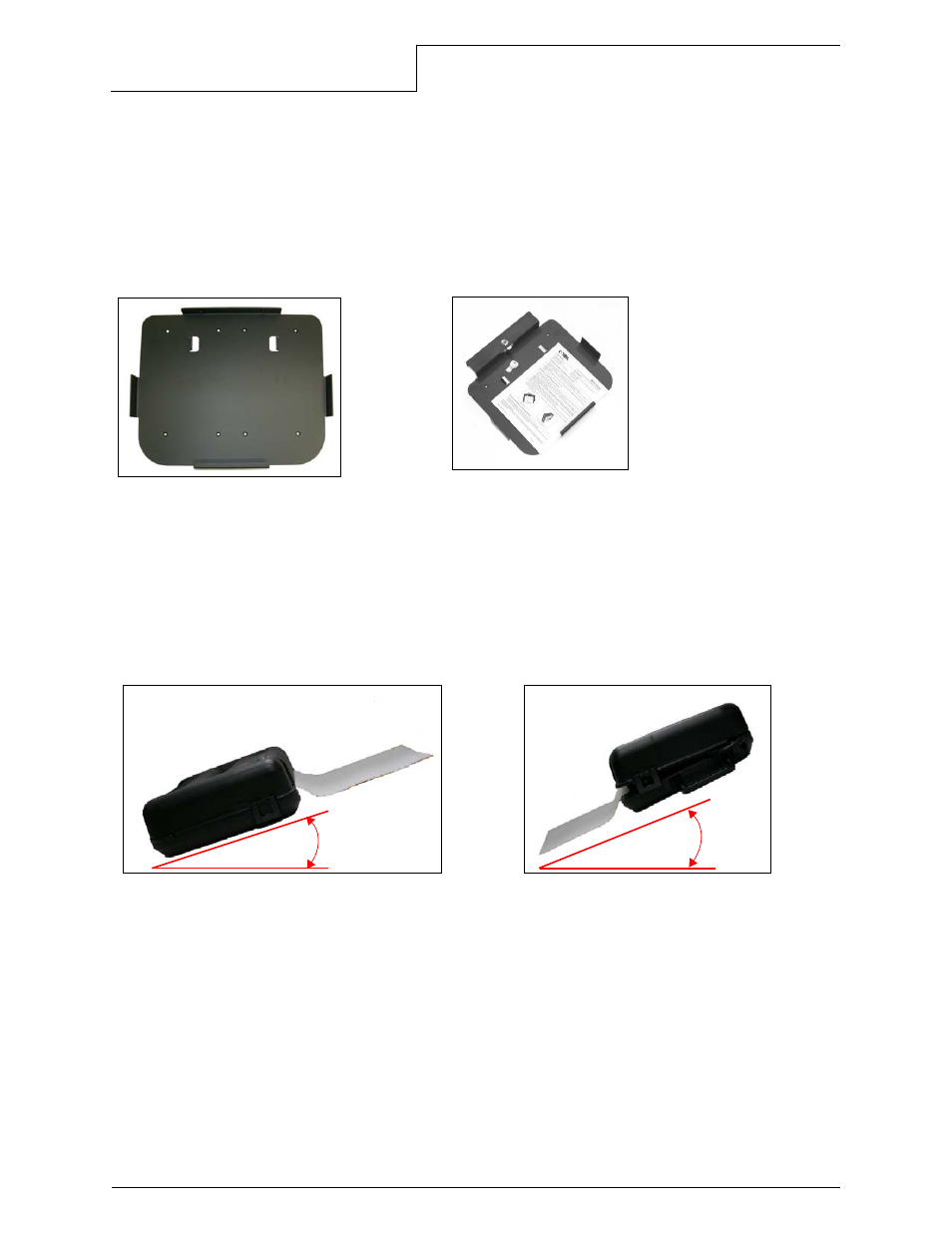 Mounting options, Mounting requirements for the mf8i 270 printer | Datamax-O'Neil MF8I Installation Guide User Manual | Page 5 / 18