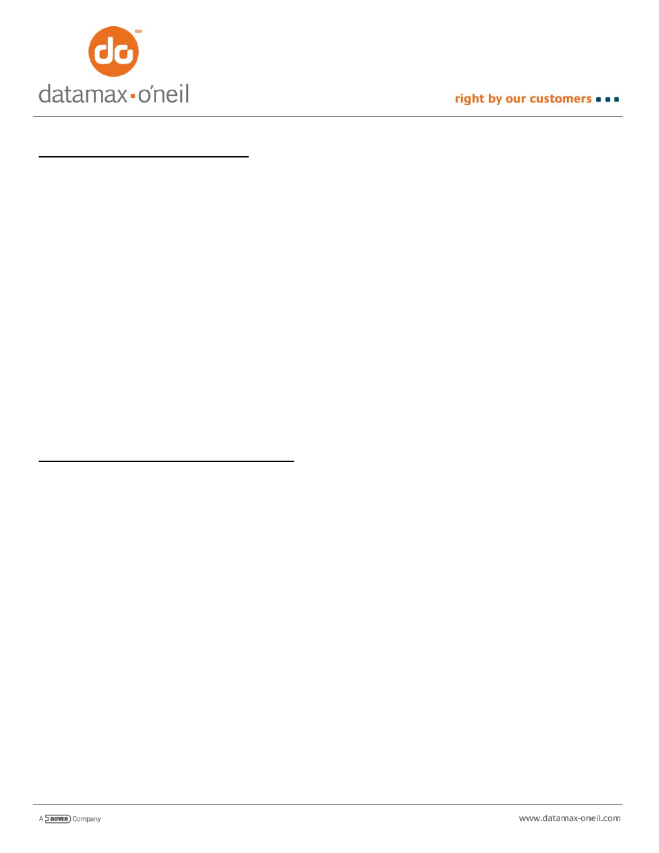 Datamax-O'Neil VMP SERIES AN-16 (Single Byte Character Set Font File Format) User Manual | Page 2 / 8