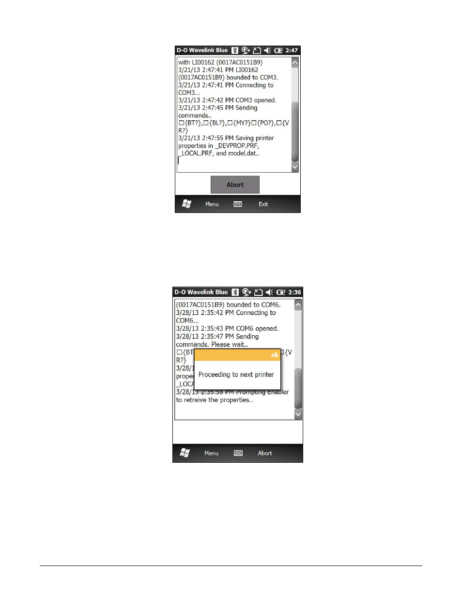 Datamax-O'Neil VMP SERIES Bluetooth Management Component for Wavelink Avalanche User Manual | Page 8 / 10