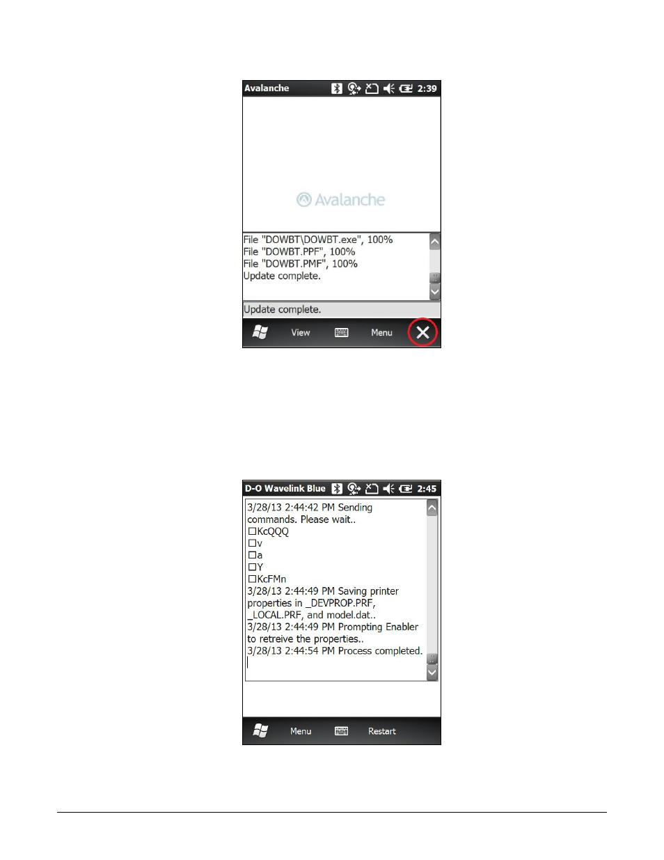 Datamax-O'Neil VMP SERIES Bluetooth Management Component for Wavelink Avalanche User Manual | Page 9 / 10