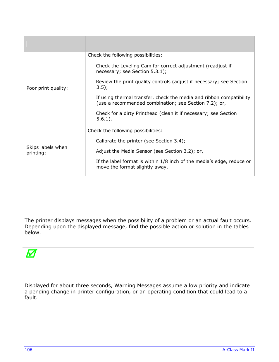 Datamax-O'Neil A-Class Mark II Operator’s Manual User Manual | Page 116 / 160